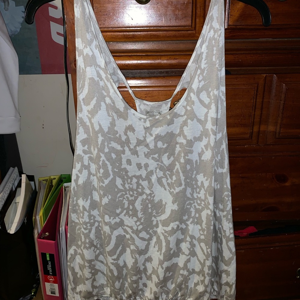 White / Beige Tank